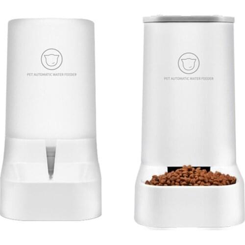 3.8L Large Capacity Pet Dog Cat Automatic Feeder Detachable Bowl Water Dispenser Food Feeding Device For Cat Dog Pet Supplies