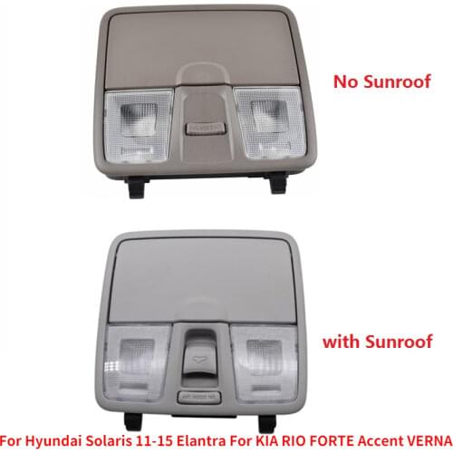 CAPQX For Hyundai Solaris 11-15 Elantra For KIA RIO FORTE Accent VERNA Car Inner Domer Ceiling Light Reading light Roof Lamp