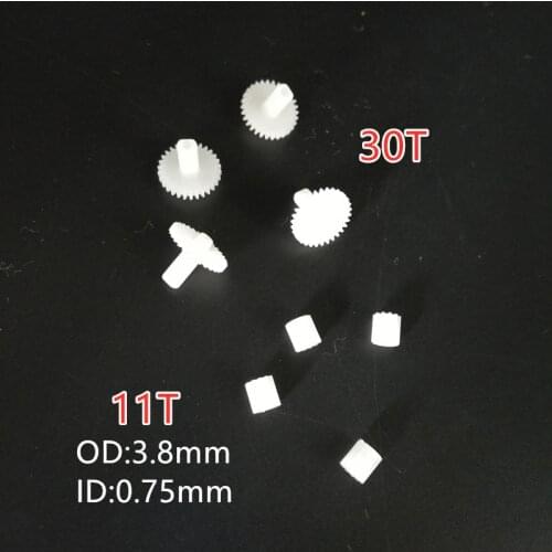 Free Shipping 30T 11T Motor Gears Spare Parts For Flying Watch Gesture Helicopter UFO RC Drone Hand Infrared Quadcopter Kid toys
