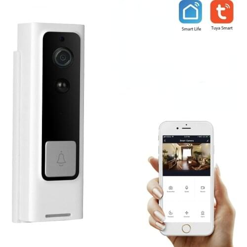 Tuya Video Doorbell WiFi 1080P HD Chime Smart Home DIY Wireless Intercom Phone Call View Waterproof Security Door Bell Camera