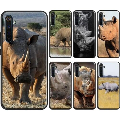 Animal Rhino Case For OPPO Realme 8 Pro 6 7 Q3 Pro GT Neo C21 C11 C3 Cover For OnePlus 8T 8 9 Pro Nord