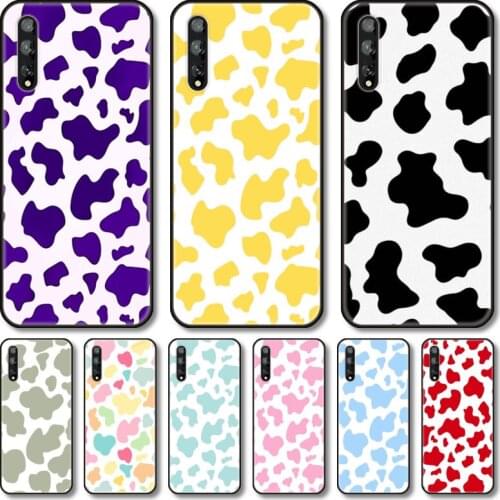 Cute cows Phone Case For Huawei Y 5 6 7 8 9 A P S Pro 2020 2019 Black Shell Cover