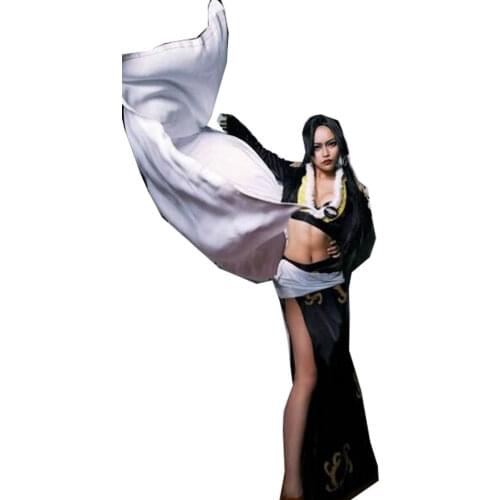 2017 ONE PIECE Boa Hancock Cos Anime Party Cosplay Costume Uniform Costume Black Version