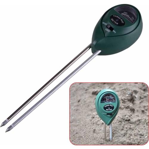 LETAOSK New 3 In 1 Soil Monitor PH Tester Test Meter Moisture Light Sensor for Garden Lawn Plant