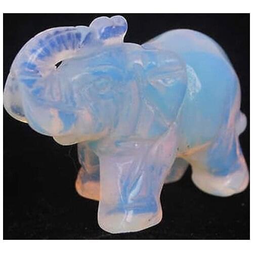 Sri Lanka Moonstone Hand Carved Elephant,Gemstone