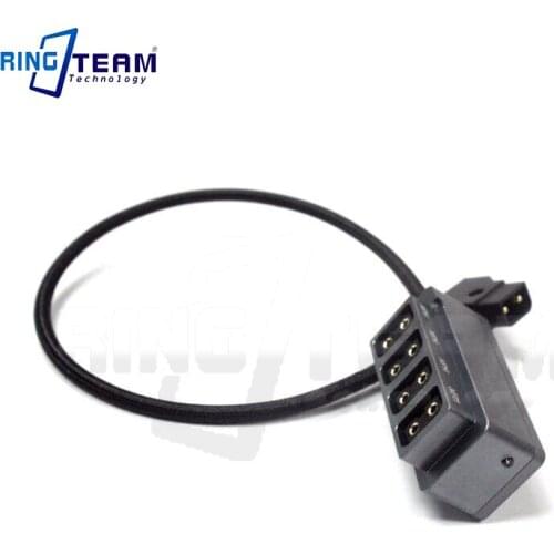 New Product D-Tap Male B-Tape To 4 Female Hub Adapter Splitter Cable For Photography Power Aluminum Alloy Manufacturing