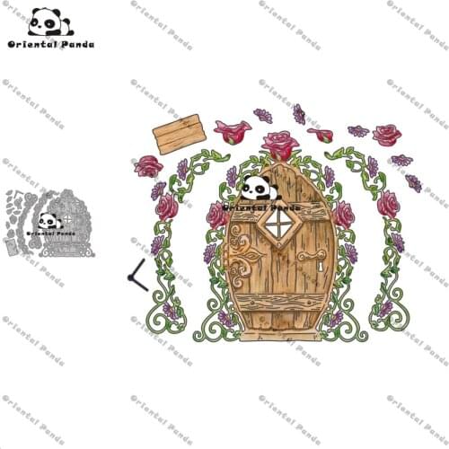 New Dies The door of fairy tales Metal Cutting Dies diy Dies photo album cutting dies Scrapbooking Stencil Die Cuts Card Making