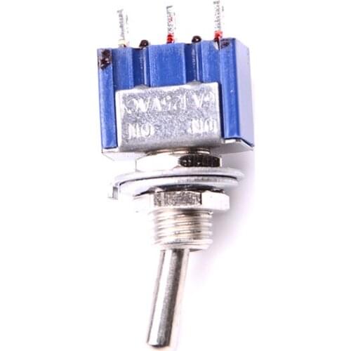 One Or 5pcs Miniature Toggle Switch MTS-102 SPDT 6A 125VAC Mini Switch Lever Switch 3 Pin ON/ON