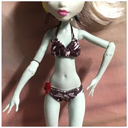 Original monsters high school clothes pants skirt without Head 1pc DIY Nude Doll Draculaura girl Doll House Children Gifts