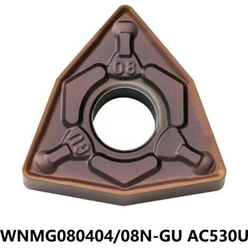 Original Carbide Inserts WNMG 080404 080408 WNMG080404N-GU WNMG080408N-GU AC530U AC520U Lathe Cutter Turning Tool CNC