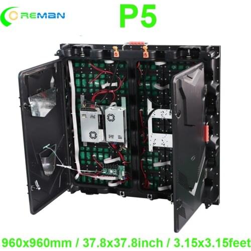 Full set assembled P10 P8 P5 Indoor 960x960mm Die-cast Fixed Installation building LED Screen Panel Rental stage club For Sale