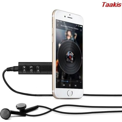 Hot Music Adapter Bluetooth Car Kit AUX Mini Bluetooth Audio Receiver Bluetooth Transmitter Handsfree