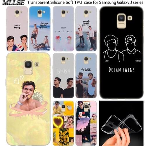 Hot Dolan Twins Soft Silicone Case For Samsung Galaxy J2Pro J4 J6 J8 2018 J3 J5 J7 2016 2017EU Prime CORE Plus Fashion Cover