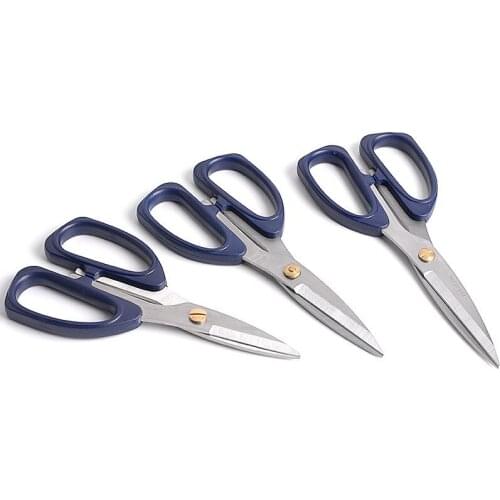 Dropship 2CR13 Stainless Steel Household Scissors Multi-function Office Stationery Scissors Plastic Handle Scissors Hand Tools