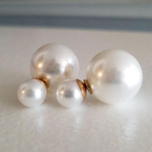 Earrings Elegant Women Faux Pearl Stud Earrings Wedding Party Jewelry Valentine Day Gift Jewelry Accessories