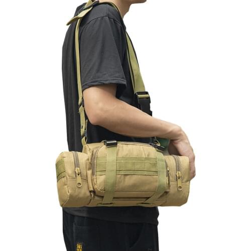 Mens Shoulder Bag Tactical Molle Belt Waist Pack Camouflage Military Waist Pack Hunting Pouch Travel Camping Bags Soft Back