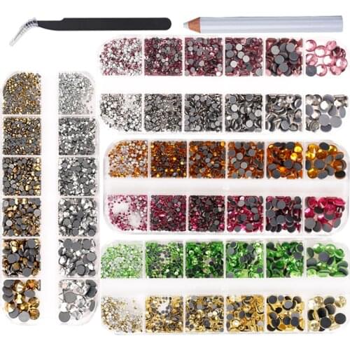 Top Quality 2000Pcs/Box DMC Crystal AB/Crystal Clear Super Bright Glass Strass Iron on Hotfix Rhinestones for Fabric Garment Diy