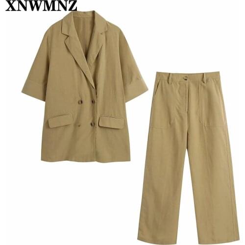 XNWMNZ Women's Linen Blazers