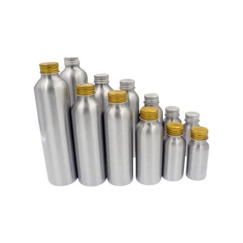 10pcs Empty 30ML 50ML 100ML 120ml 150 ML 250ML Makeup refillable Bottle Aluminum Bottle Salon Hairdresser