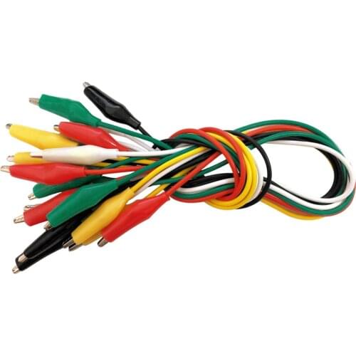 10Pcs Alligator Clips Crocodile Clip Jumper Wire Sensor Connector Cable Starter kit for BBC Micro:bit Microbit Breakout Set