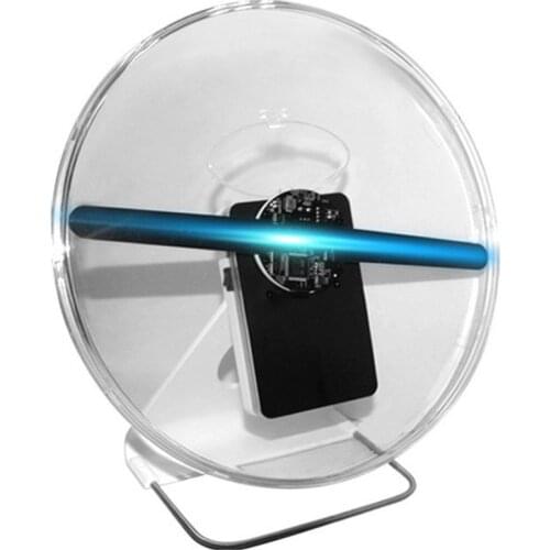 3D Advertising Machine Hologram Projector Desktop Naked Eye Vertical Fan Screen for Shopping Malls Exhibitions Party Bars