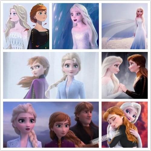 Disney Full Dril Diamond Embroidery Cube Decorate Rhinestones Gifts Diamond Painting Cross Stitch Frozen Anna Elsa Mosaic Decor