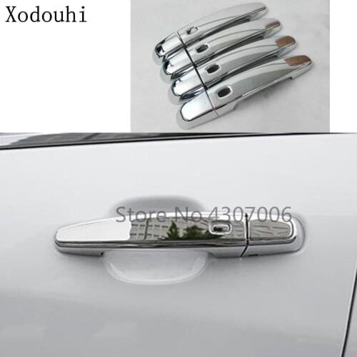 Car Styling Cover Detector Stick Frame Lamp Trim ABS Chrome Car Door Handle For Chevrolet Equinox Third GE 2017 2018 2019 2020