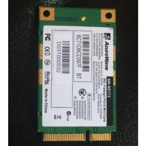 Wireless Adapter Card for Azurewave AW-NE772 AR5BXB92 AR5BXB92 full mini pcie WIFI Wireless 802.11N Card