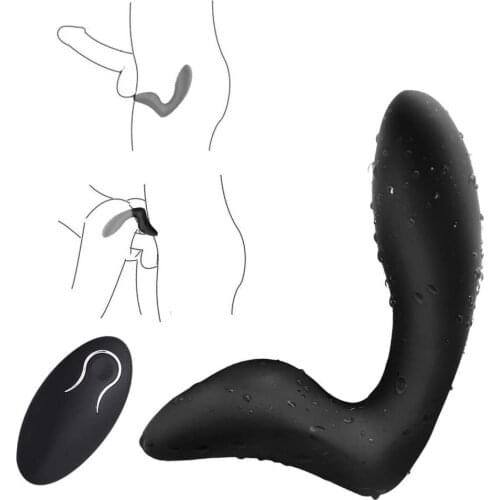 LOAEY Wireless Remote Control Vibrator 10 Speeds Prostate Massager Adult Sex Toys Masturbator Anal Plug For Men Masturbator