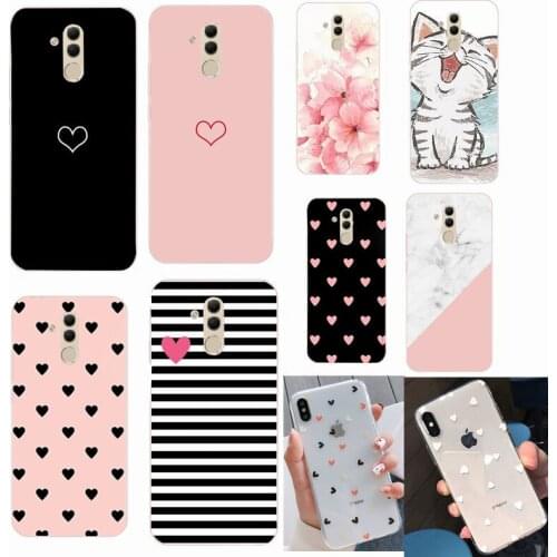 Flowers Soft Silicon Phone Case For Huawei P20 Lite Pro Case For Huawei P Smart 2019 Mate 10 Lite Pro Honor 7A PRO Case Cover