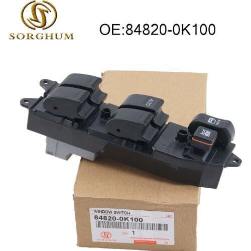 For Toyota Hilux Vigo Fortuner Electric Power Window Control Switch 84820-0K100 84820 0K100 848200K100 2004-2015
