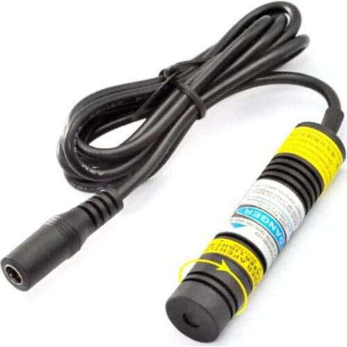 405nm 200mW Violet/Purple Dot Line Cross Laser Diode Module 16x88mm