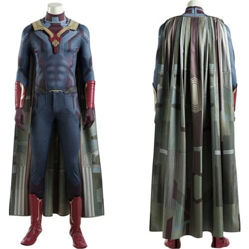 Superhero Victor Shade Cosplay Costume Halloween Clothing Lycra Digital Printed Jumpsuit Latex headgear Complete Outfit