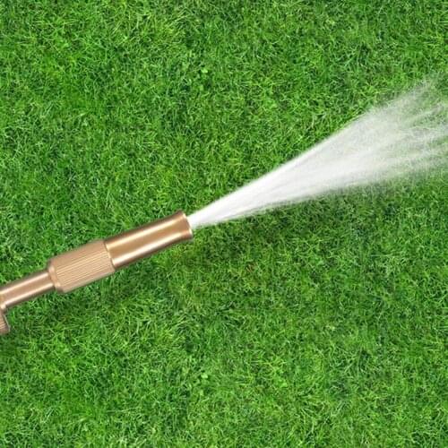 Brass High Pressure Water Gun Washer Nozzle Irrigation Hose Sprayer Head for Yard Garden Lawn Watering Car Washing