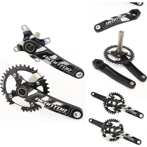 9/10/11 Speed MTB Bicycle Crank Set Bicycle Crankset 32/34T 170mm Hollow Tooth Plate Bike Crank Set Sprocket Bike Part Accessory