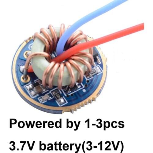 Flashlight 22mm Driver board 3V-12V 2.9A Constant Current Driver Board Torch lamp XML T6 U2 L2 XPL LED Driver Electric Circuit