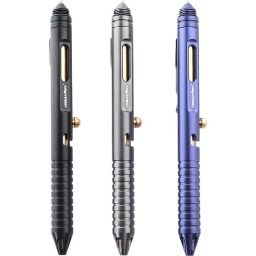 Practical Tactical Pen Tungsten Steel Glass Breaker Self Defense Tactical Survival Pens Multifunction Brass Whistle Defence Pen