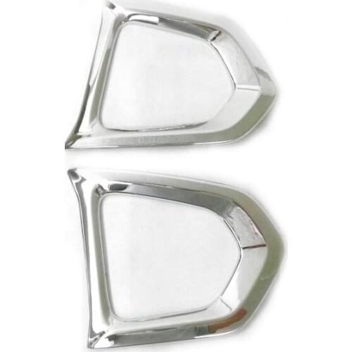 Car-styling For Nissan Armada Patrol Royale Nismo Y62 2016 2017 2018 ABS Chrome Car Front Head Fog Light Lamp Cover Frame