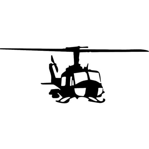Characteristic Design Style Helicopter Car Sticker Vinyl Delicate Decal Art Graphic Good Quality Waterproof Sun Protection