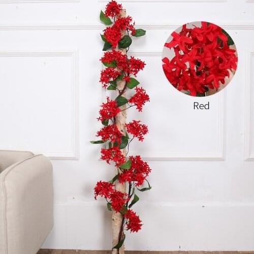 Wedding Arch decoration vine Sakura Cherry Blossom trees Home party decorations Artificial flowers wall Hanging Garland Wreath