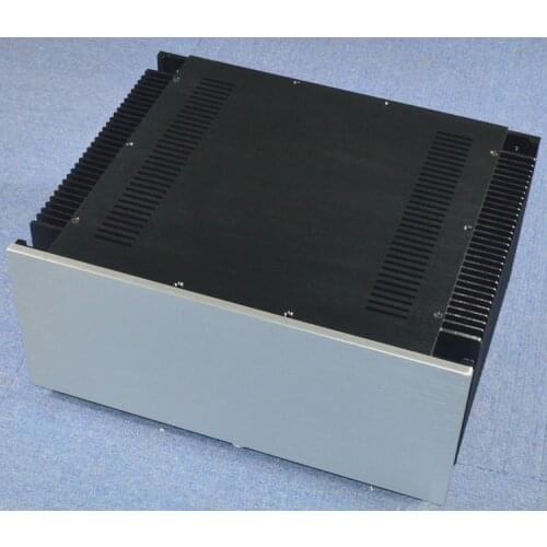 WA142 Aluminum case Power amplifier chassis class A box size 390*485*210mm