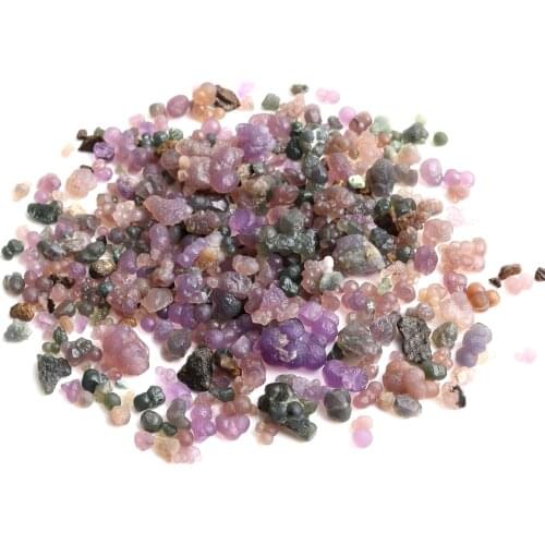10g/pack Natural Grape Agate Gravels Agate Chips Mineral Specimen Crystal Mini Stone Gems DIY Aquarium Decoration