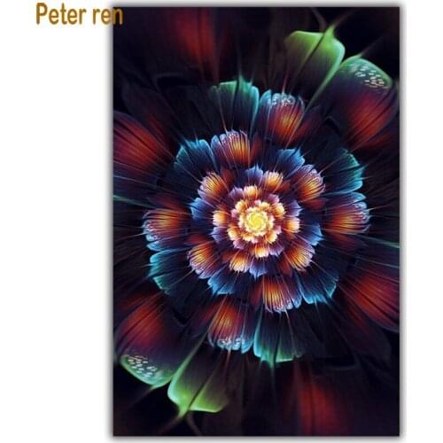 Diy Diamond painting cross stitch diamond embroidery flower Square/Round diamond Mosaic Rhinestone Decoration Night flowers