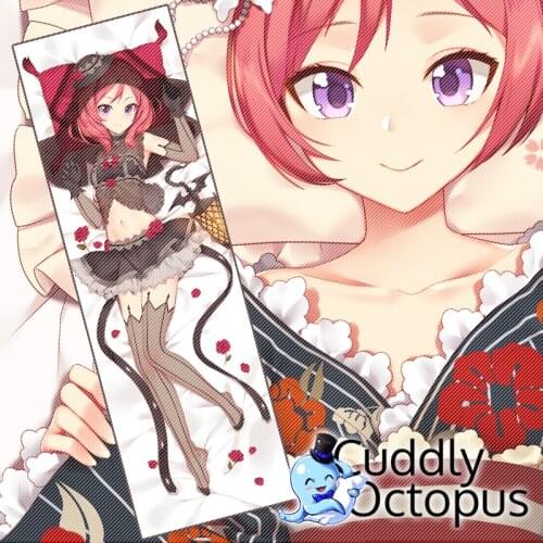 Anime LoveLive！Maki Nishikino Dakimakura Hugging Body 2WAY Pillow Case Cover Japanese Pillowcase Cushion Bedding Xmas Gifts Cud