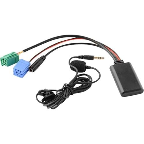 Car Bluetooth 5.0 Aux Cable Microphone Handsfree Mobile Phone Free Calling Adapter for Renault 2005-2011