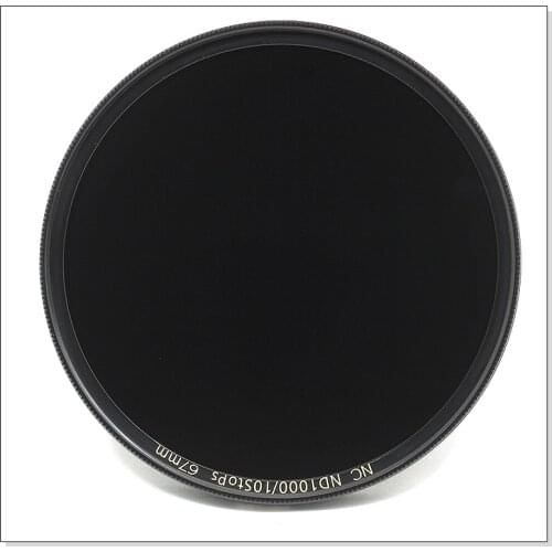 30 39 40.5 46 49 52 55 58 67 72 77 82 95 mm ND1000 10 stop Ultra Thin Neutral Density ND Filter for camera