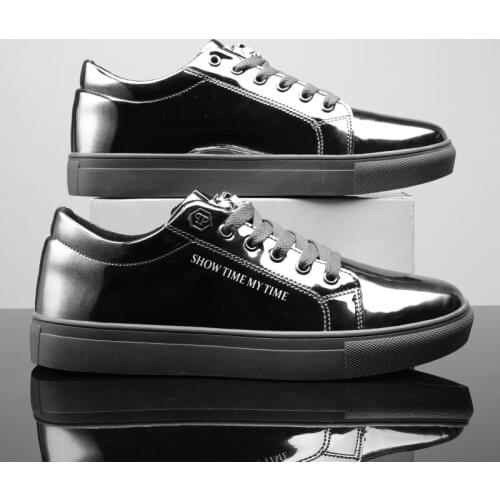 New Brand Men Vulcanized Shoes High Quality Luxury Sports Shoes Fashion Male Flat Sneakers Walking Casual Shoes Plus Szie 39-47