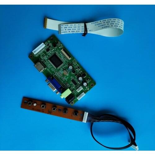 Kit for B140XTN03.3 HW0A/B140XTN03.3 HW4A EDP panel DRIVER LED LCD LED HDMI VGA SCREEN display 1366X768 30pin Controller board