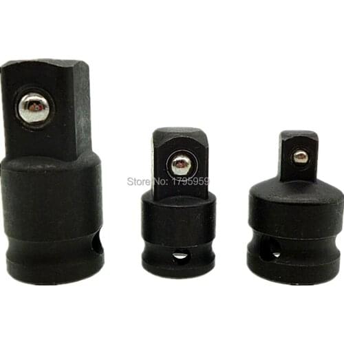 3 Piece Air Impact Socket Wrench Tool Reducer Adapter Converter Set Air Ratchet Tools 3/8" 1/2" 1/4" Square Drives Adaptor Kit