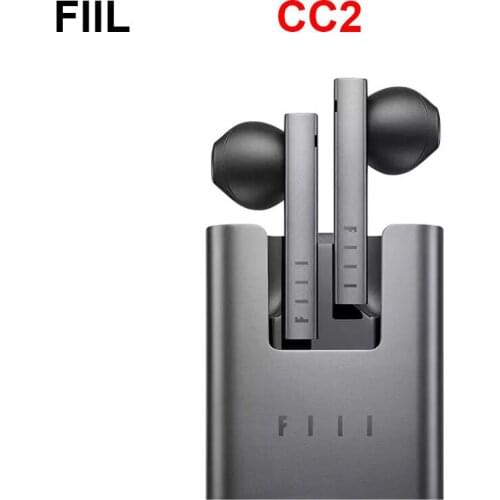 Original FIIL CC 2 CC2 Wireless Bluetooth 5.2 Earphones TWS Gaming Headset Noise Canceling Ear Buds ENC Earphone Type-c Earbuds